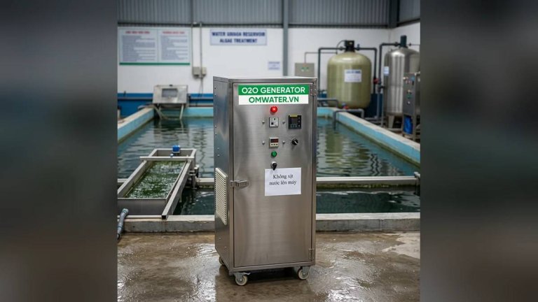 may ozone diet tao ho chua nuoc