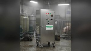 may ozone xu ly nuoc thai chan nuoi lon