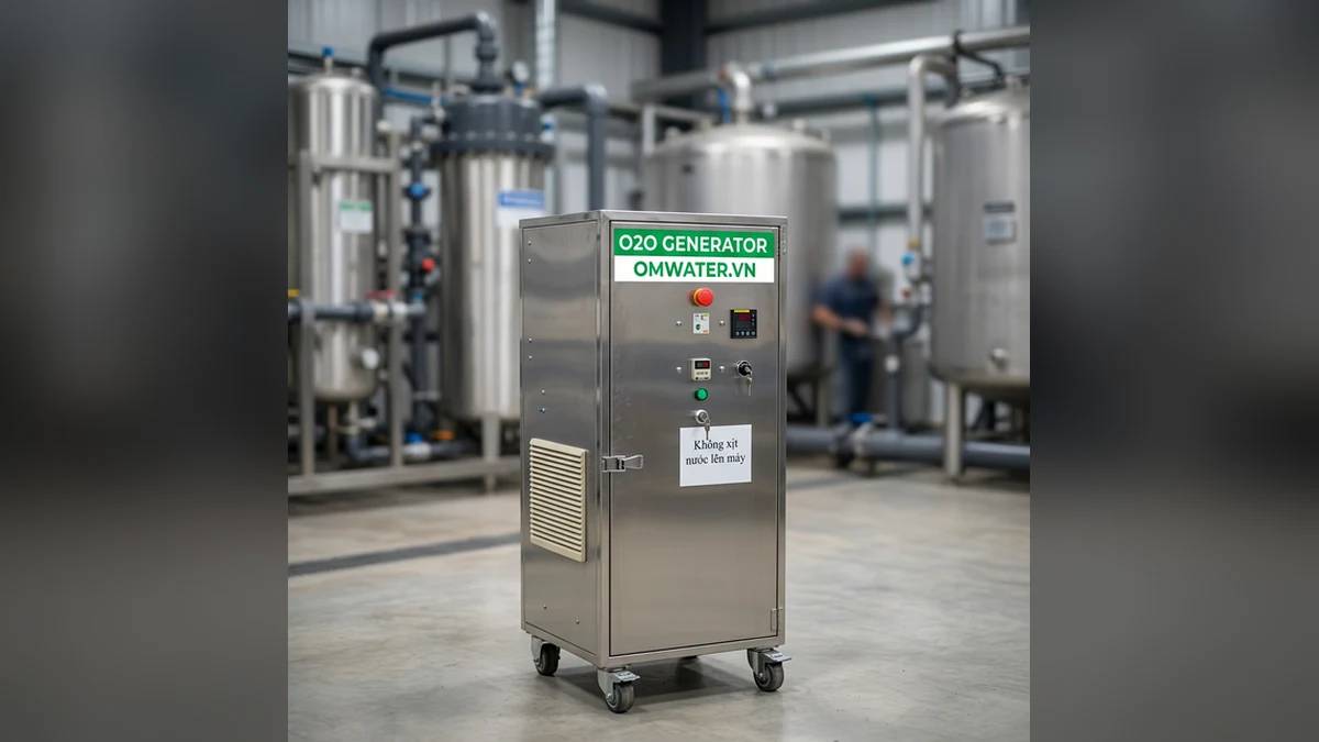Máy Ozone OMWATER xử lý máy ozone xử lý nước uống chăn nuôi đạt chuẩn công nghiệp