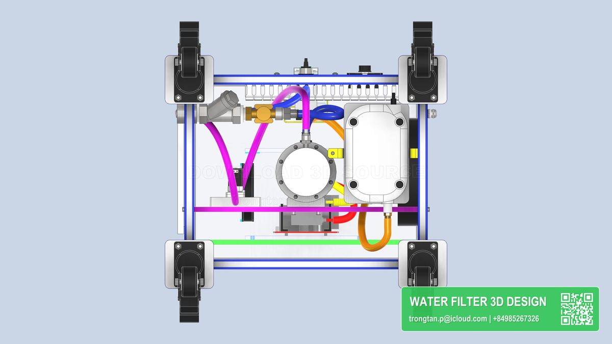 Industrial Ozone Generator 50 100 Gh Corona Discharge Technology 11 Bottom View