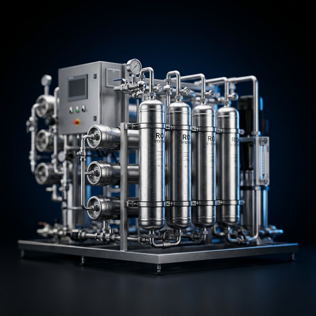 Hệ thống lọc nước RO công nghiệp OMWATER - Thẩm thấu ngược